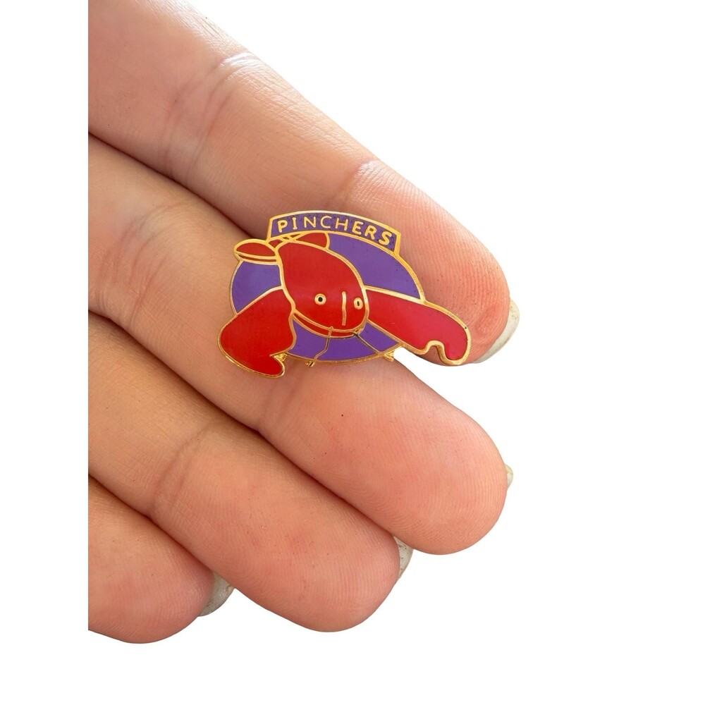 Vintage Beanie Babies Pinchers Lobster pin